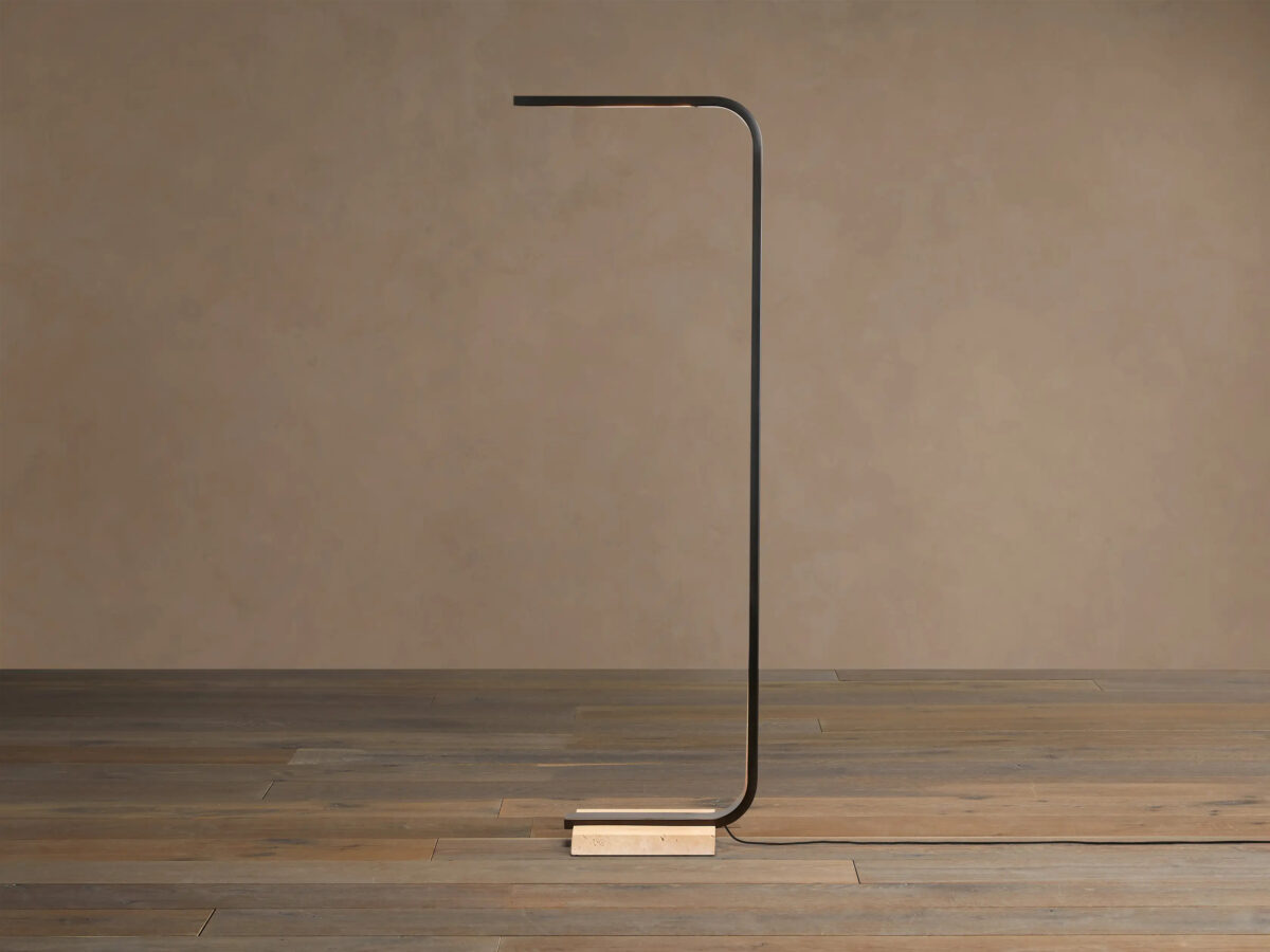 GV Modern Brass Lamp Karson Task Floor Lamp - Image 4