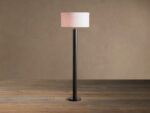 GV Linden Brass Floor Lamp with Linen Shade - Image 4