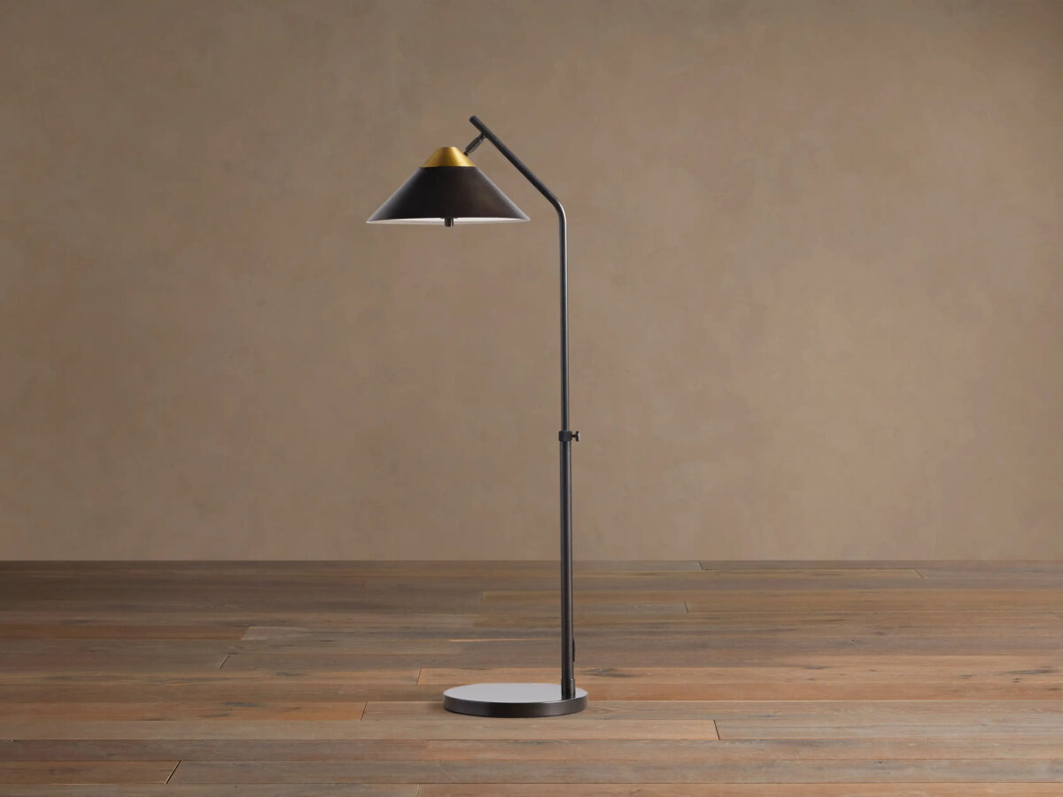 GV Marquee Bronze Modern Lamp Task Floor Lamp - Image 4