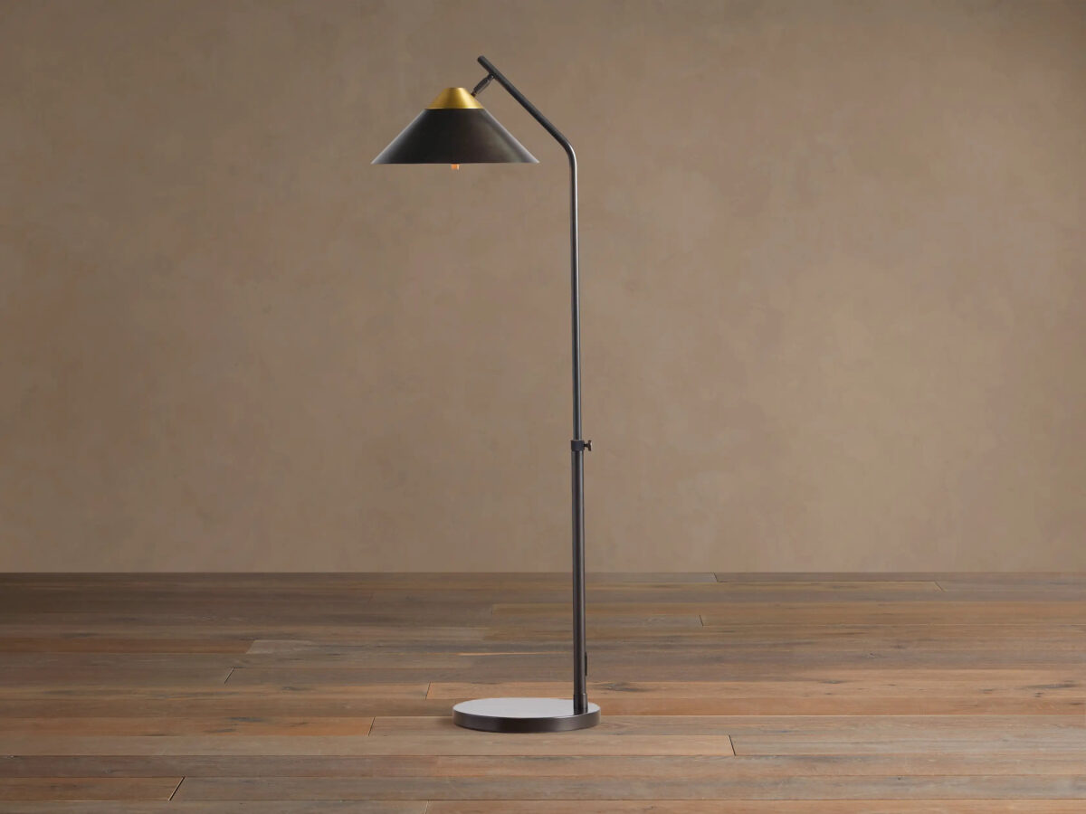 GV Marquee Bronze Modern Lamp Task Floor Lamp - Image 2