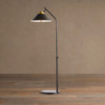 GV Marquee Bronze Modern Lamp Task Floor Lamp