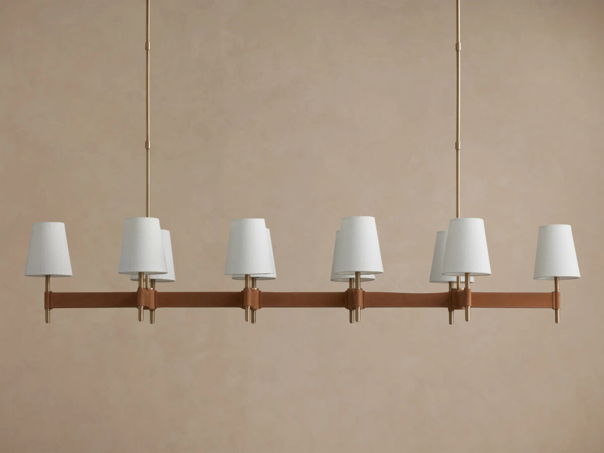 GV Modern Brass Light Linear Chandelier - Image 6