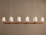GV Modern Brass Light Linear Chandelier - Image 5