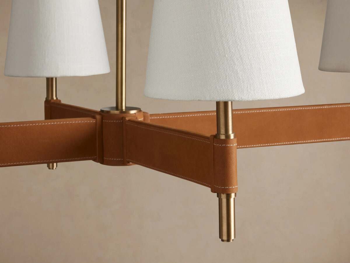 GV Modern Brass Light Linear Chandelier - Image 3