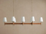 GV Modern Brass Light Linear Chandelier - Image 2