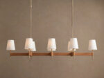 GV Modern Brass Light Linear Chandelier