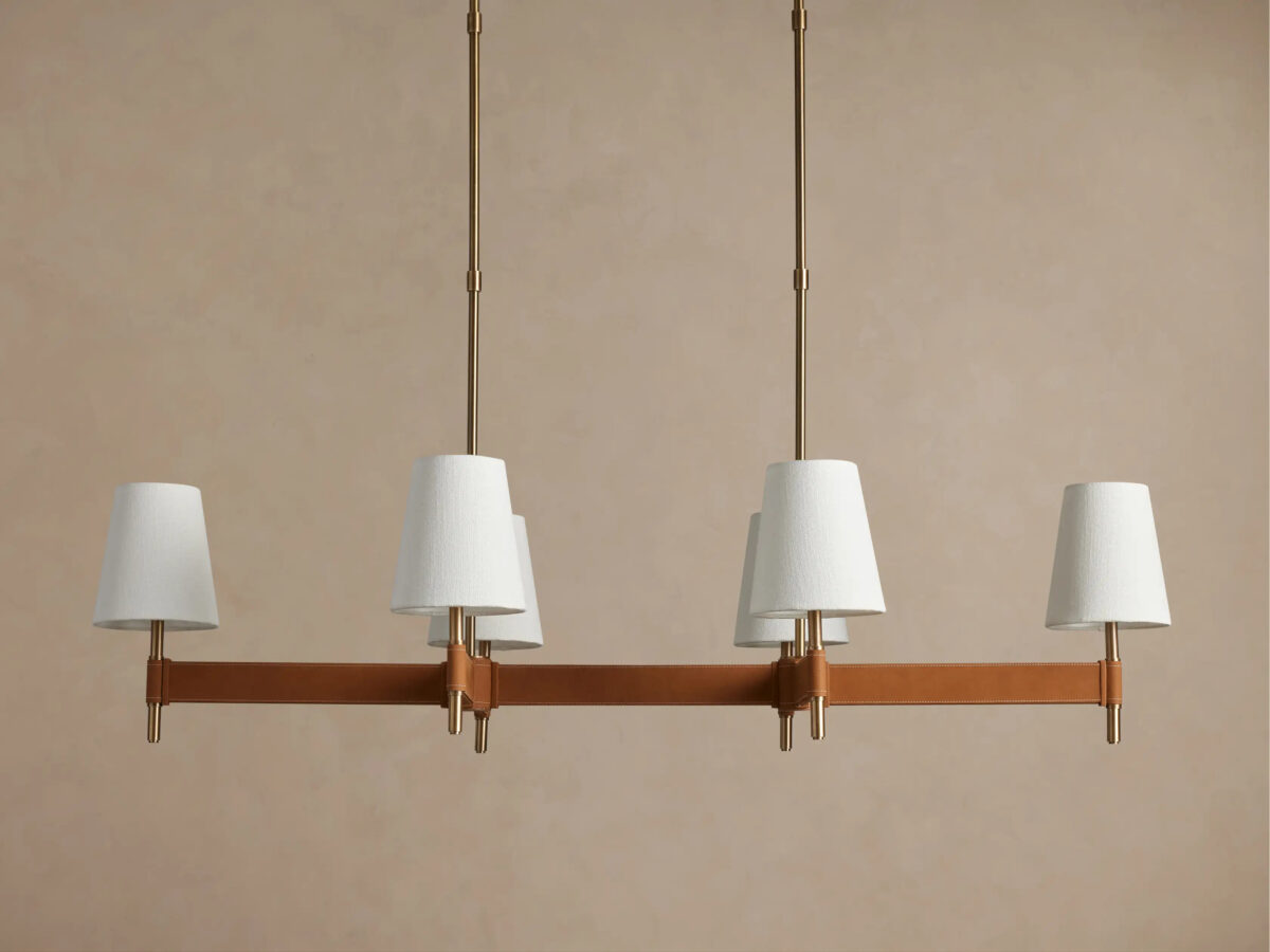 GV Modern Brass Light Linear Chandelier - Image 10