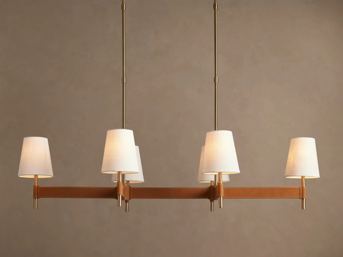 GV Modern Brass Light Linear Chandelier - Image 9