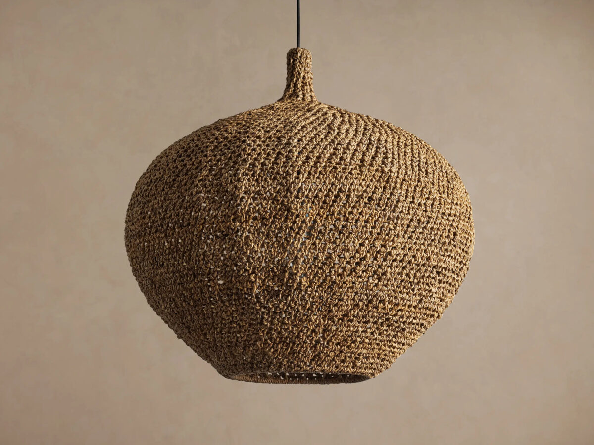 GV Canela 26 Inch Woven Rope Pendant Light - Image 2