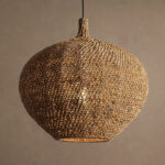 GV Canela 26 Inch Woven Rope Pendant Light