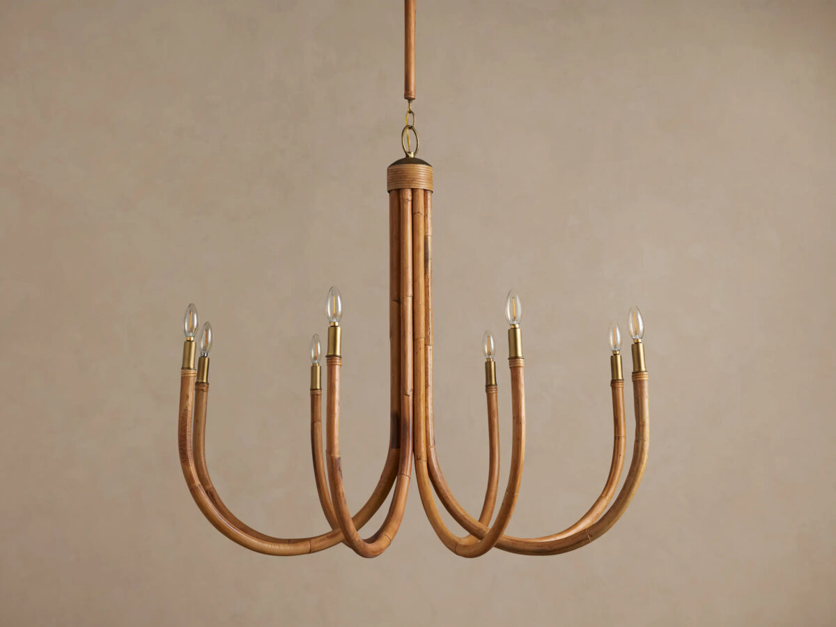 GV Ravda Round Rattan Chandelier - Image 3