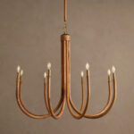 GV Ravda Round Rattan Chandelier