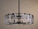 GV Crystal Chandelier Round Brass 30 Inch - Image 8