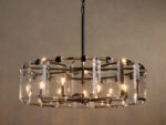 GV Crystal Chandelier Round Brass 30 Inch - Image 6
