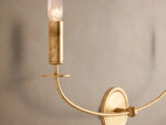 GV Iron Wall Sconce Arnett Double Light in Antiqued Gold - Image 3