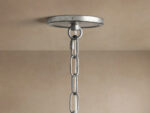 GV Iron Leaf Chandelier in Silver 6 Light - Image 4