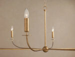 GV Iron Chandelier Round Gold 8 Light - Image 4