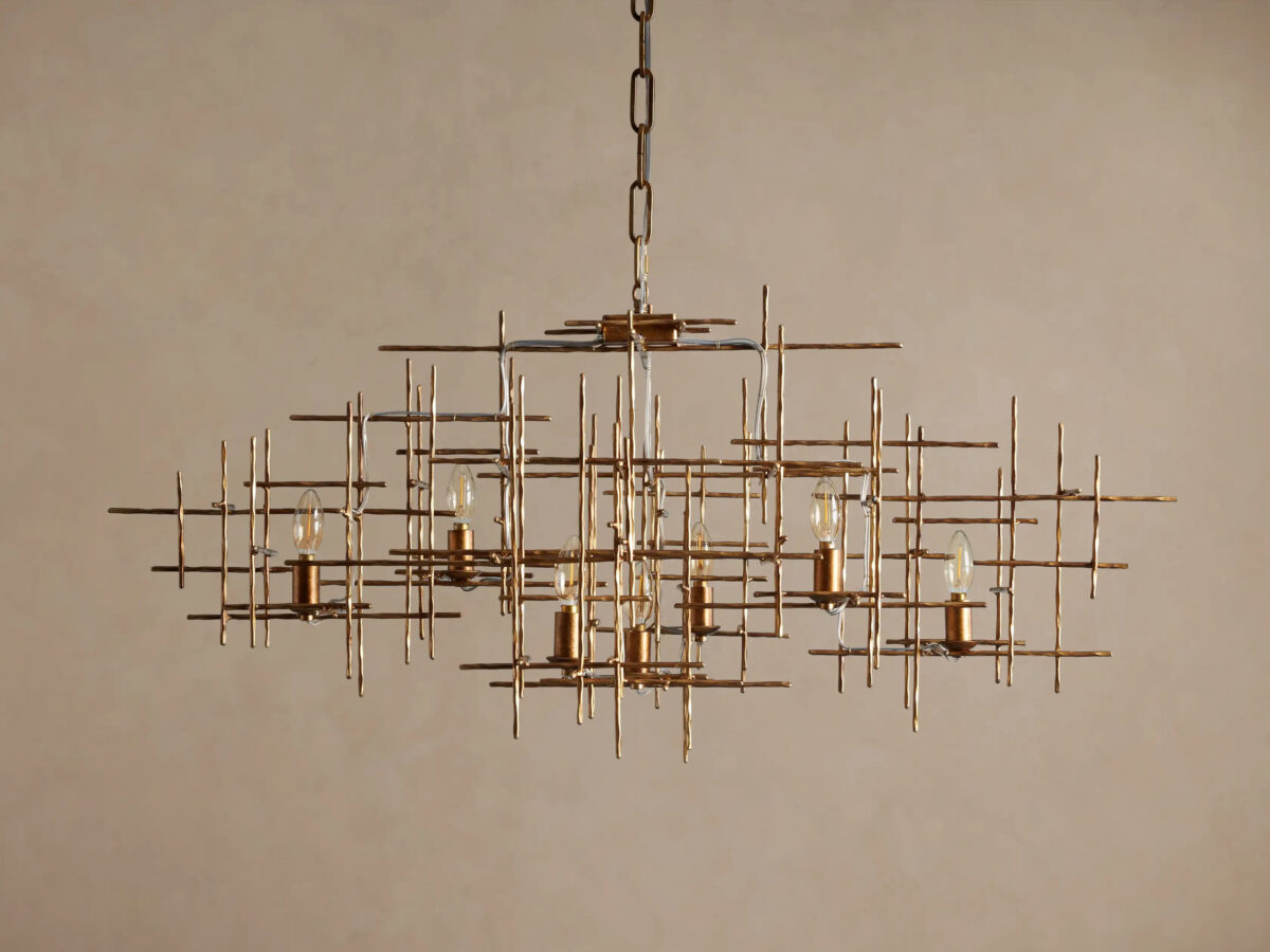 GV Fritz Iron Grid Chandelier - Image 2