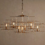 GV Fritz Iron Grid Chandelier
