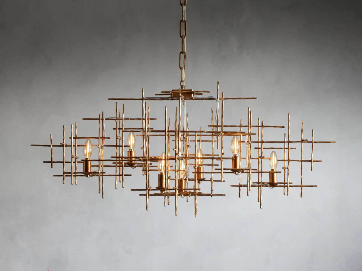 GV Fritz Iron Grid Chandelier - Image 5