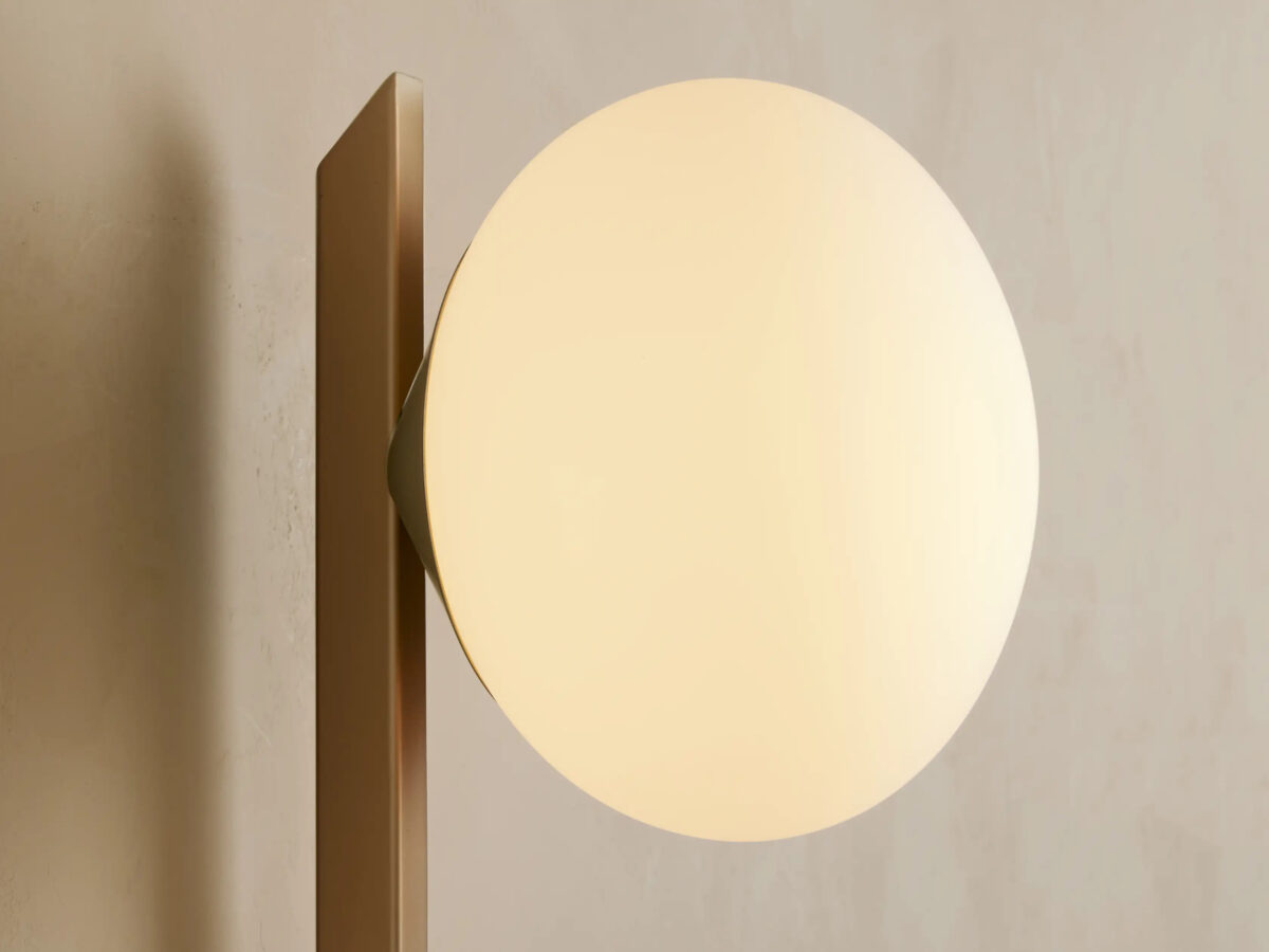 GV Costella Iron Globe Sconce in Gold - Image 7