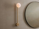 GV Costella Iron Globe Sconce in Gold