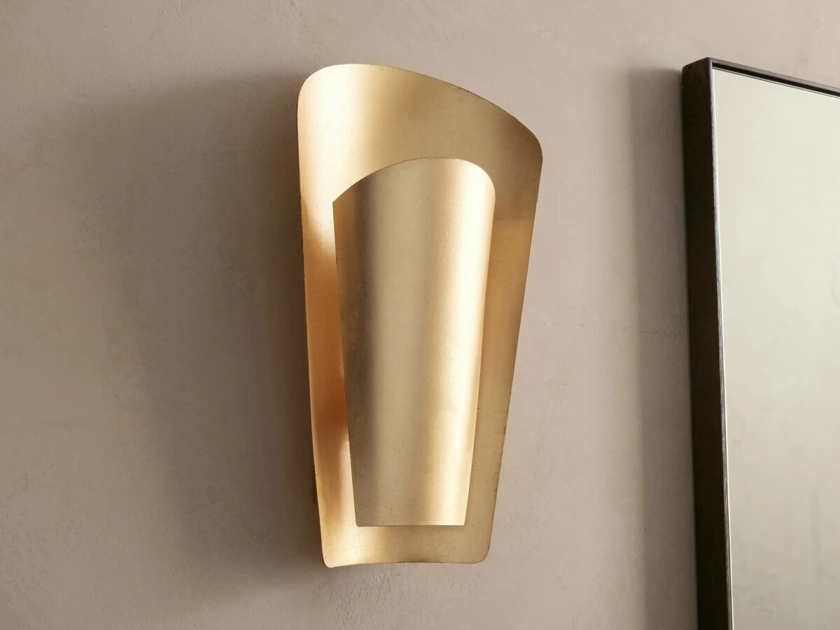 GV Strato Gold Brass Modern Sconce - Image 2
