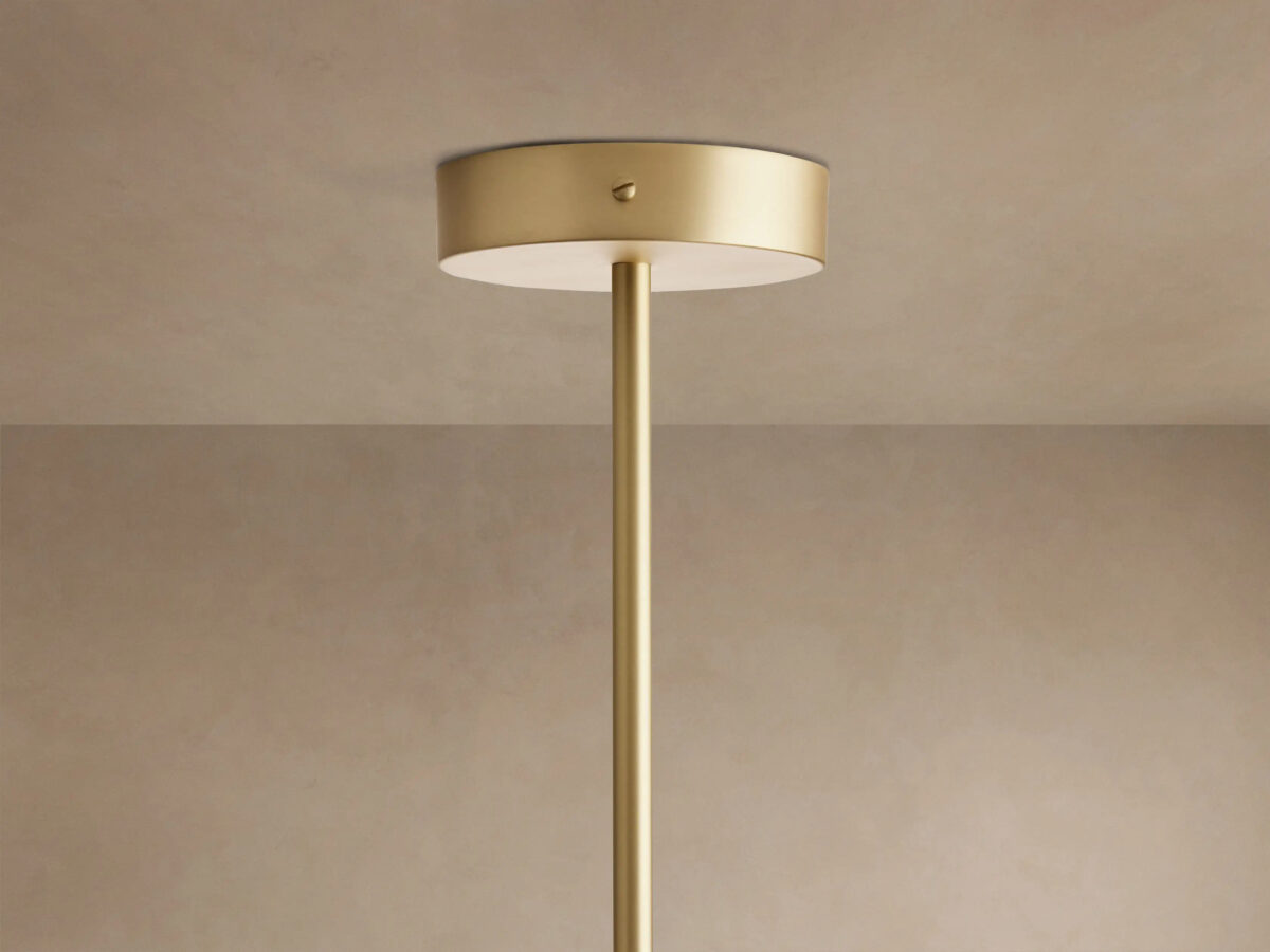 GV Ramsey Brass Linear Light Chandelier - Image 4