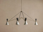 GV Ramsey Brass Linear Light Chandelier - Image 2