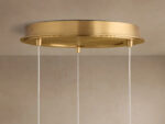 GV Casen Modern Glass Light Round Chandelier - Image 5