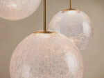 GV Casen Modern Glass Light Round Chandelier - Image 4