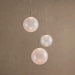 GV Casen Modern Glass Light Round Chandelier
