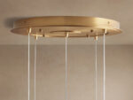 GV Casen Modern Glass Light Round Chandelier - Image 10