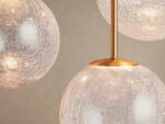 GV Casen Modern Glass Light Round Chandelier - Image 9