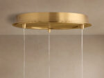 GV Casen Modern Glass Light Round Chandelier - Image 25