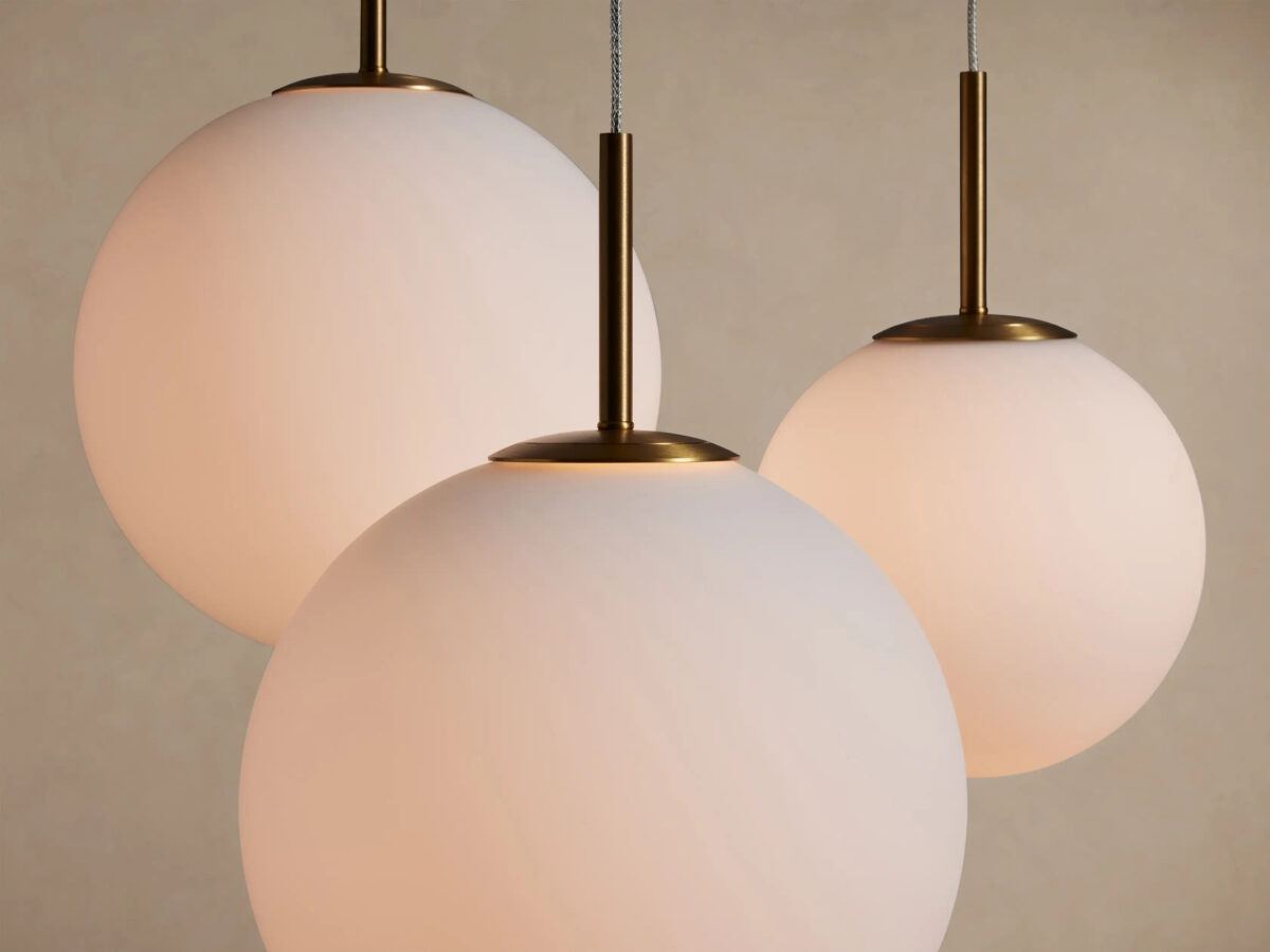 GV Casen Modern Glass Light Round Chandelier - Image 24