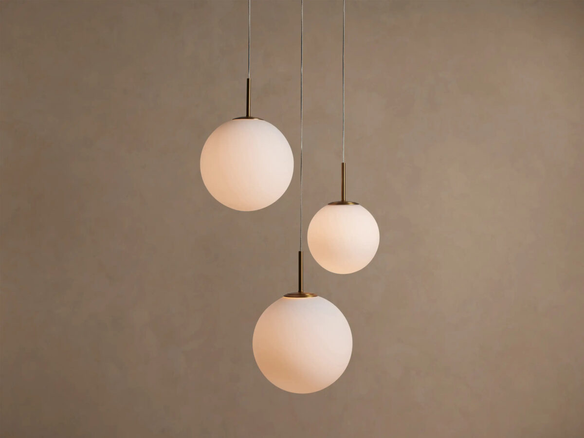 GV Casen Modern Glass Light Round Chandelier - Image 21