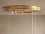 GV Casen Modern Glass Light Round Chandelier - Image 30