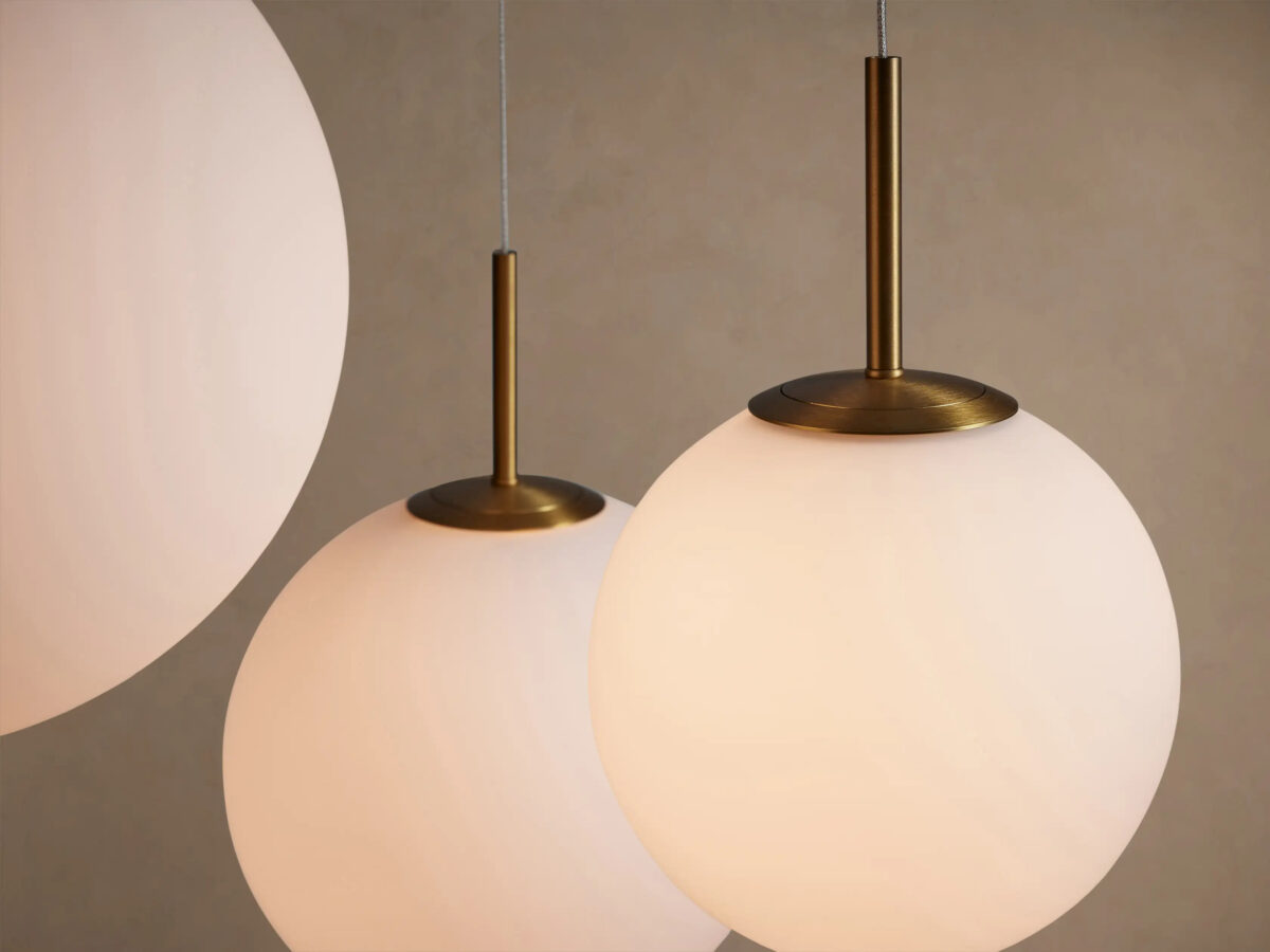 GV Casen Modern Glass Light Round Chandelier - Image 29