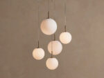 GV Casen Modern Glass Light Round Chandelier - Image 26