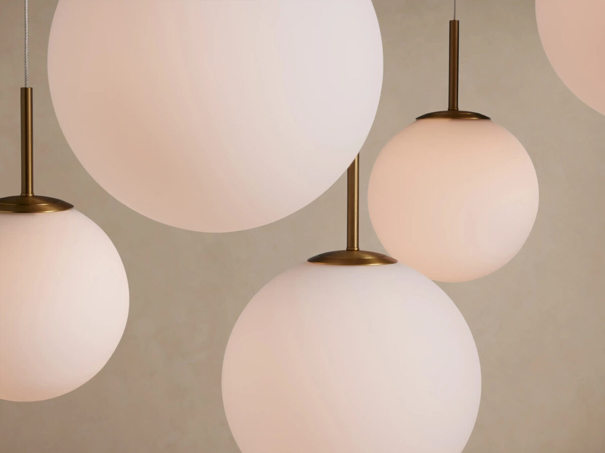 GV Casen Modern Glass Light Round Chandelier - Image 34