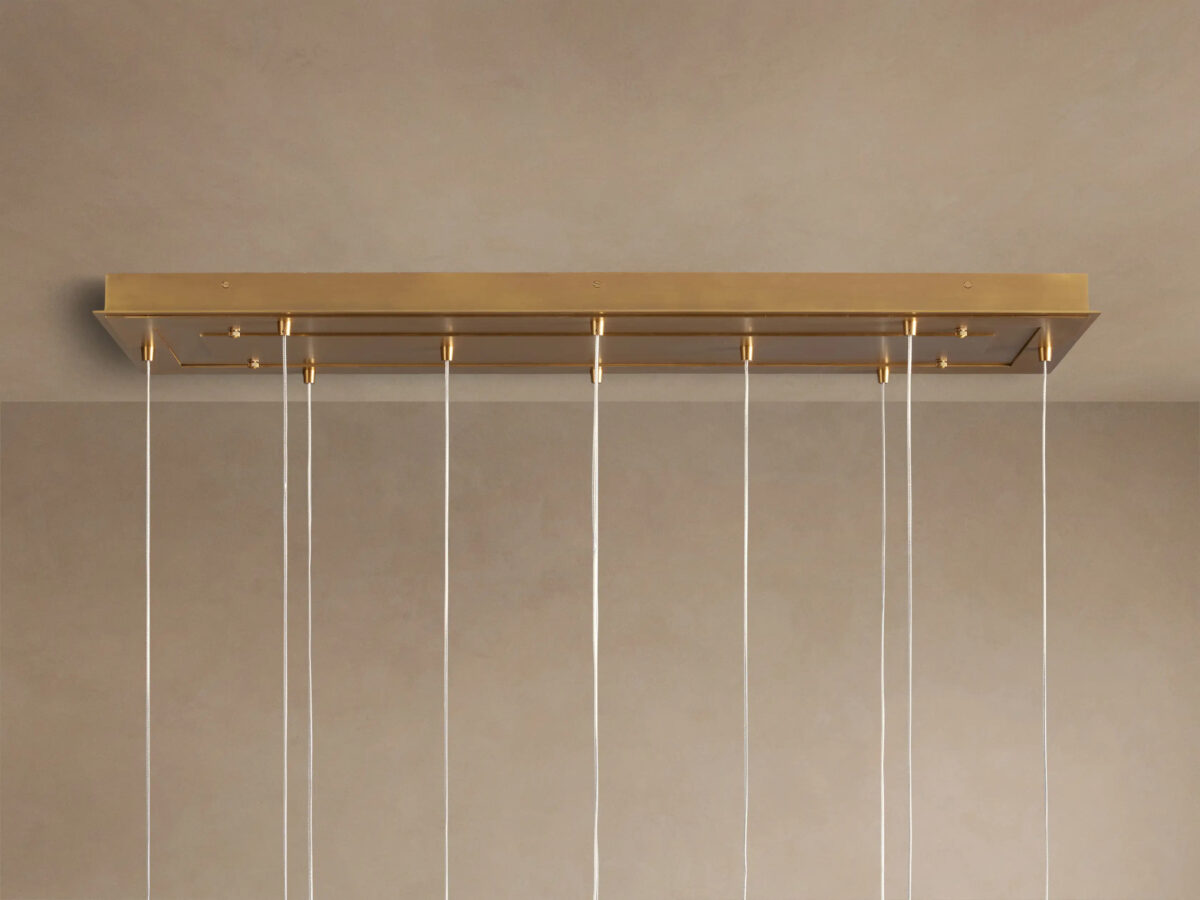 GV Glass Linear Light Casen 65 Inch Crackle Chandelier - Image 16