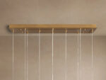 GV Glass Linear Light Casen 65 Inch Crackle Chandelier - Image 16