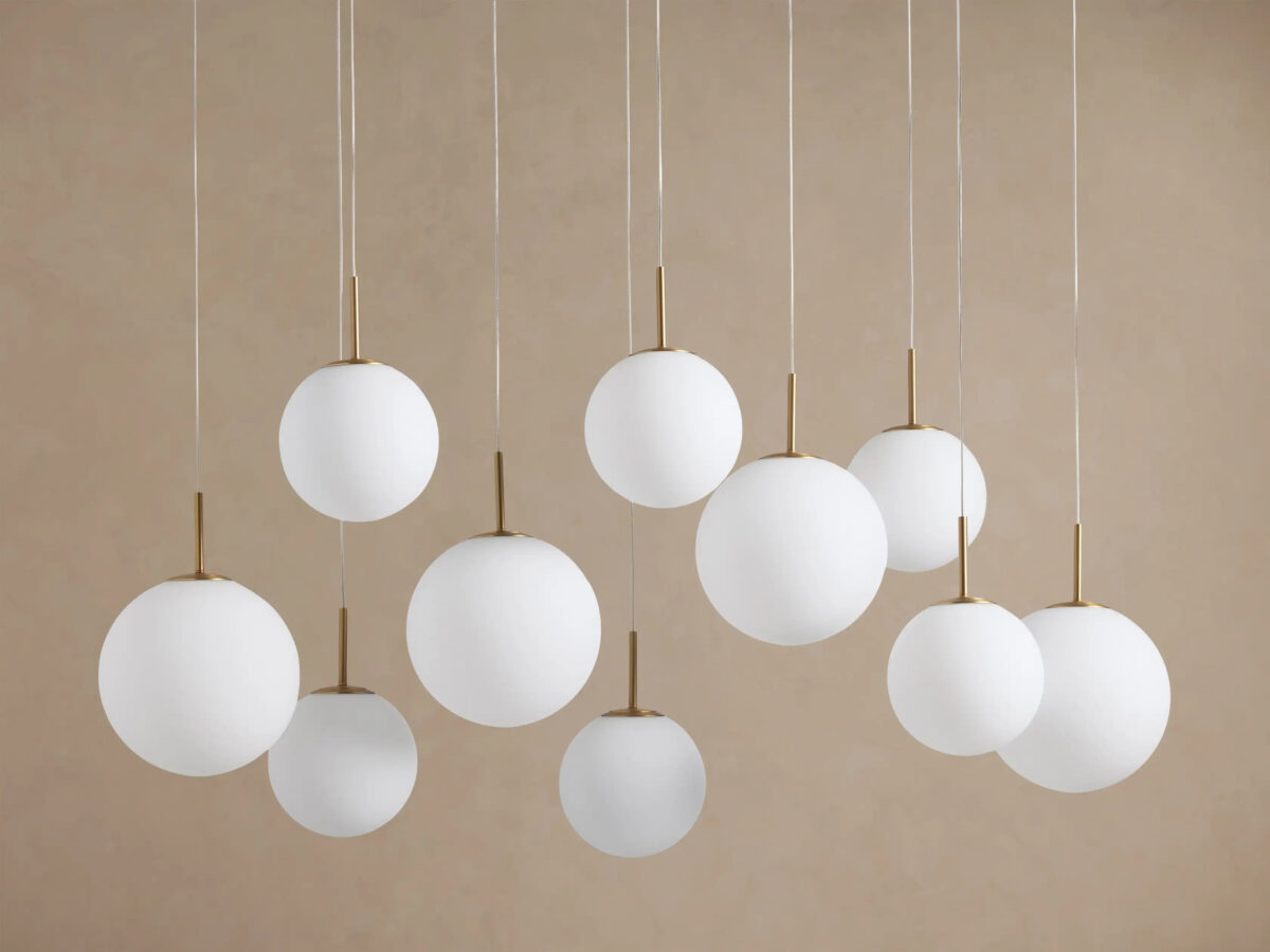 GV Glass Linear Light Casen 65 Inch Crackle Chandelier - Image 14