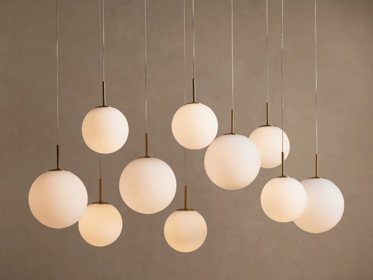GV Glass Linear Light Casen 65 Inch Crackle Chandelier - Image 13