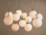 GV Casen Modern Glass Light Round Chandelier - Image 36