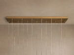 GV Glass Linear Light Casen 65 Inch Crackle Chandelier - Image 12