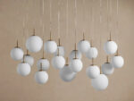 GV Glass Linear Light Casen 65 Inch Crackle Chandelier - Image 10