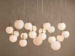 GV Glass Linear Light Casen 65 Inch Crackle Chandelier - Image 9