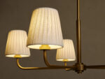 GV Adria Pleated Iron Light Round Chandelier - Image 4